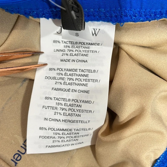 NWT J. Crew High Rise Waist and Triangle Top Bikini Swimsuit Blue Floral S - Picture 10 of 16